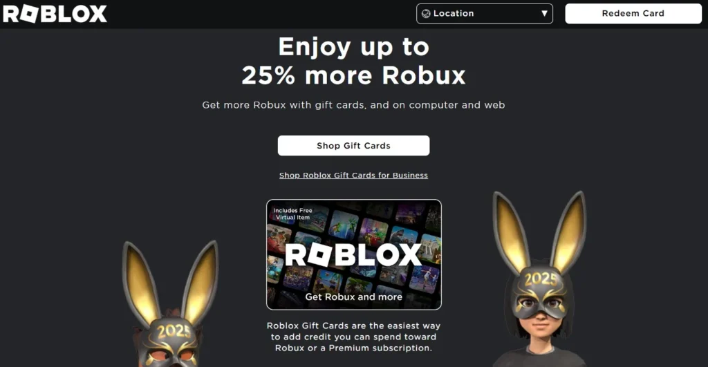 Roblox Gift Cards Freebies